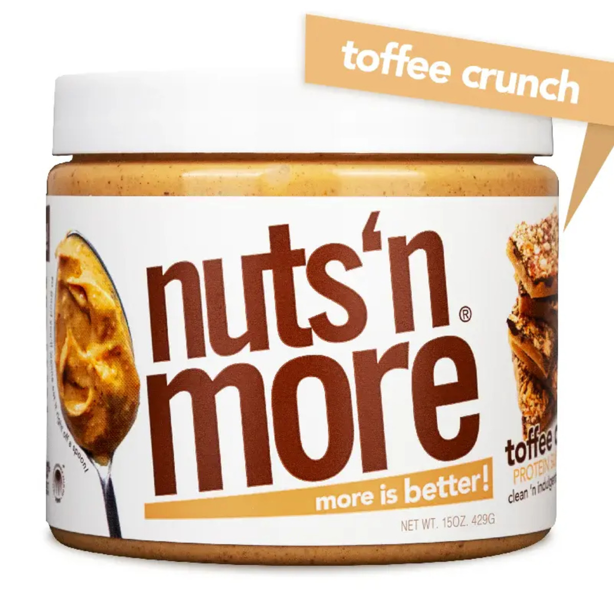 Nuts n More Toffee Crunch Peanut Butter Spread 15oz